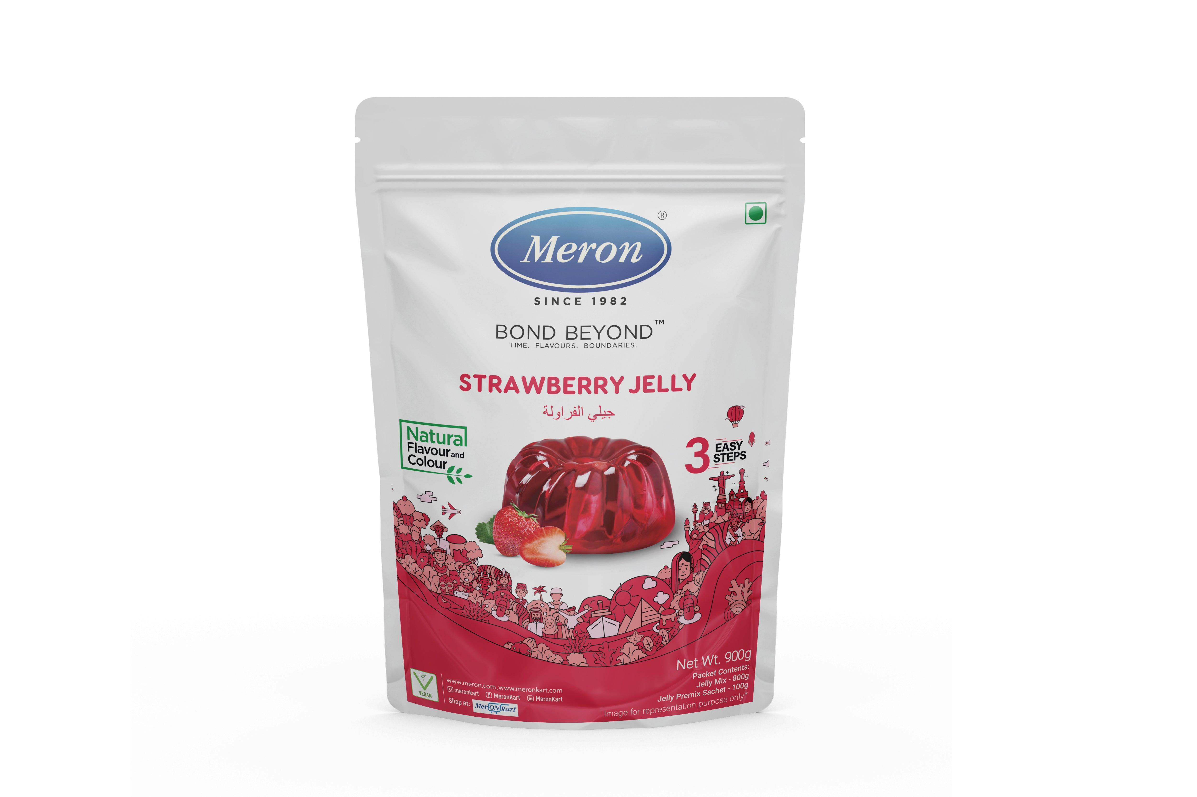 Strawberry Jelly Natural - 900 gm - MeronKart