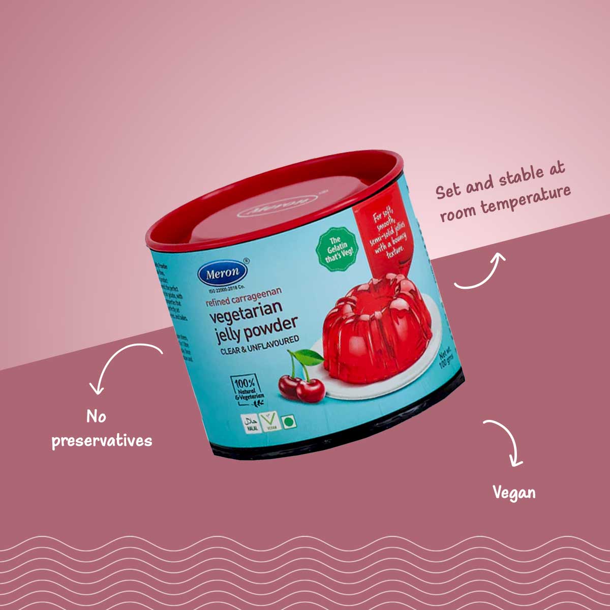 Vegetarian Jelly Powder - 100 gm