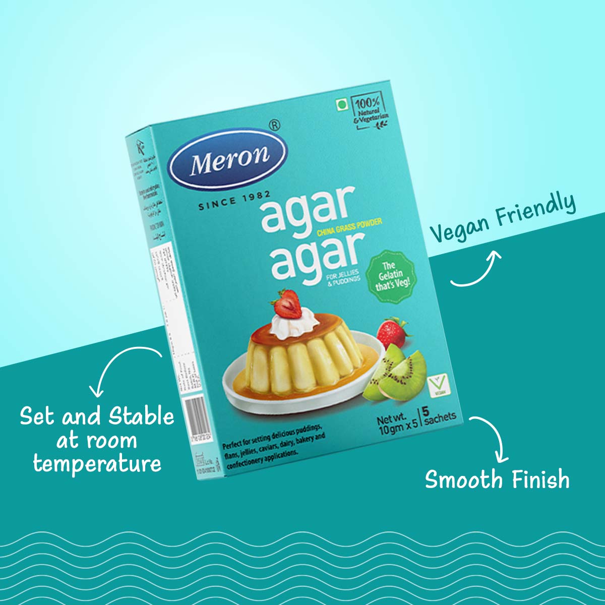 Agar Agar China Grass Sachet 50 gm Combo